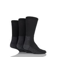 mens 3 pair workforce safety boot socks