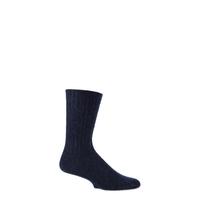 Mens & Ladies 1 Pair SockShop of London Mohair Ribbed Knit Comfort Cuff True Socks