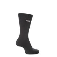 Mens 2 Pair FiveG Plain Trouser Socks made with Fairtrade Cotton