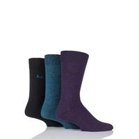 Mens 3 Pair Pringle Endrick Plain Trouser Socks