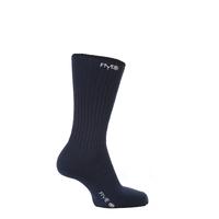 Mens 2 Pair FiveG Narrow Rib Comfort Cuff Socks made with Fairtrade Cotton