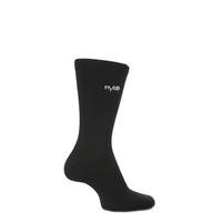 mens 2 pair fiveg plain trouser socks made with fairtrade cotton