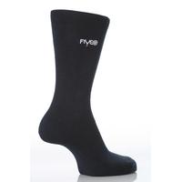 Mens 2 Pair FiveG Plain Trouser Socks made with Fairtrade Cotton