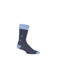 Mens 1 Pair Urban Knit Bubble Effect Cotton Socks