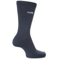 Mens 2 Pair FiveG Plain Trouser Socks made with Fairtrade Cotton