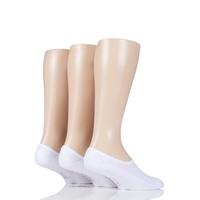 Mens 3 Pair Pringle Plain Cotton Cushioned PED Socks
