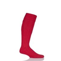 Mens & Ladies 1 Pair SockShop of London Mohair Knee High Socks With Extra Cushioning and Ribbed Top