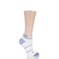 Mens 1 Pair RunBreeze Ergonomic Anti-Blister Trainer Socks With CoolMax