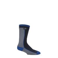 Mens and Ladies 1 Pair SealSkinz 100% Waterproof Thin Mid Length Socks