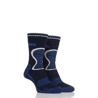 Mens 2 Pair Storm Bloc with BlueGuard Wool Blend Socks