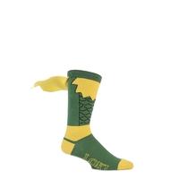 Mens 1 Pair SockShop Marvel Loki Cape Cotton Socks