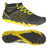 merrell all out terra trail mens running shoes ss16 yellowblack 7 uk