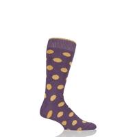 mens 1 pair sockshop of london spotty cotton socks