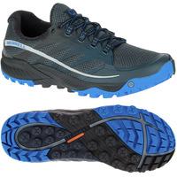 Merrell All Out Charge Mens Running Shoes - Black/Blue, 9.5 UK
