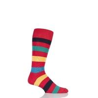 mens 1 pair sockshop of london bold broad stripe cotton socks