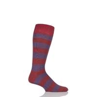 mens 1 pair sockshop of london bold broad stripe cotton socks