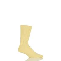 mens 1 pair sockshop of london 85 cashmere plain ribbed mid weight soc ...