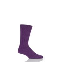 mens 1 pair sockshop of london 85 cashmere plain ribbed mid weight soc ...