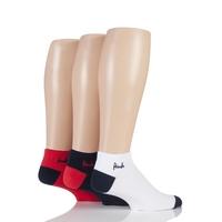 Mens 3 Pair Pringle Contrast Heel and Toe Cotton Secret Socks