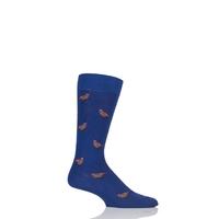 Mens 1 Pair Scott Nichol All Over Pheasants Cotton Socks