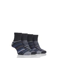 Mens 4 Pair Storm Bloc Performance Ankle Socks