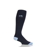 Mens and Ladies 1 Pair MilkTEDS Everyday Compression Socks with Contrast Heel and Toe