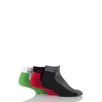 Mens 3 Pair Pringle Secret Sport Socks with Arch Support and Venting