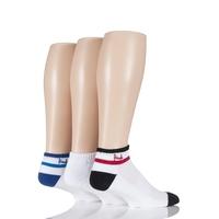 Mens 3 Pair Pringle Secret Sport Socks with Arch Support and Venting