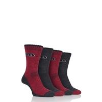 Mens 4 Pair Storm Bloc Performance Boot Socks