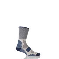 Mens 1 Pair Bridgedale Active Light Hiker Cotton & Coolmax Sock For Dry Hikes In Warmer Conditions