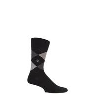 Mens 1 Pair Burlington Manchester Argyle Cotton Socks