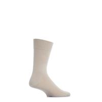 mens 1 pair burlington dublin comfort cotton socks with comfort cuff