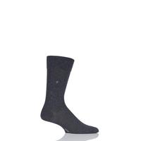 Mens 1 Pair Burlington Lord Plain Cotton Socks