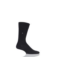 mens 1 pair burlington lord plain cotton socks