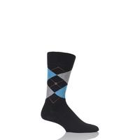 mens 1 pair burlington king argyle cotton socks