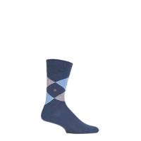 Mens 1 Pair Burlington Manchester Argyle Cotton Socks