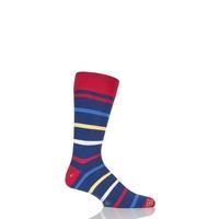 mens 1 pair corgi lightweight cotton striped socks