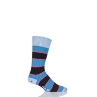 Mens 1 Pair Corgi 100% Cotton Triple Stripe Socks