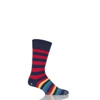 mens 1 pair corgi 100 cotton half striped socks