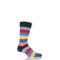 mens 1 pair corgi 100 cotton wide striped socks