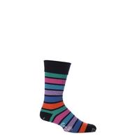 mens 1 pair corgi 100 cotton stripe socks