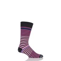 mens 1 pair corgi heavyweight 100 cotton fine striped socks