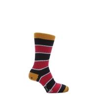 mens 1 pair corgi 100 cotton triple stripe socks