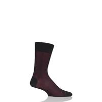 Mens 1 Pair Falke Fine Shadow Cotton Socks