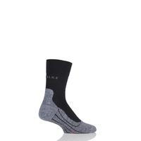 Mens 1 Pair Falke Light Volume Ergonomic Cushioned Crew Running Socks