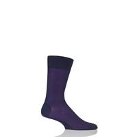 mens 1 pair falke fine shadow cotton socks