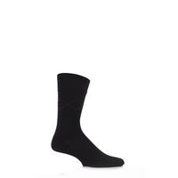 Mens 1 Pair Falke Sensitive Diamond Cotton Socks