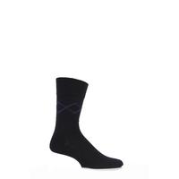 Mens 1 Pair Falke Sensitive Diamond Cotton Socks