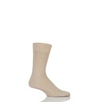Mens 1 Pair Falke Milano Rib 100% Fil d\'Ecosse Cotton Socks