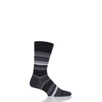 mens 1 pair falke multi striped cotton socks